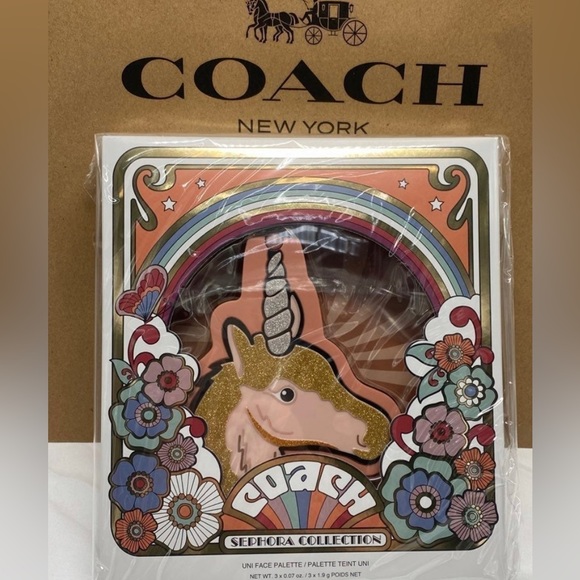 Coach x Sephora Collection Unicorn Mirror Face Palette Eyeshadow Limited Edition - Picture 5 of 5
